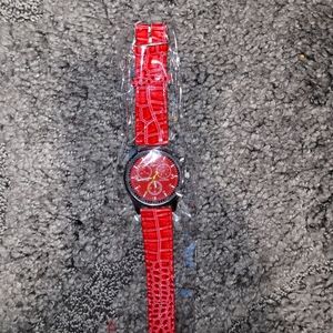 Men's Brilliant Red on Red Dqjud watch